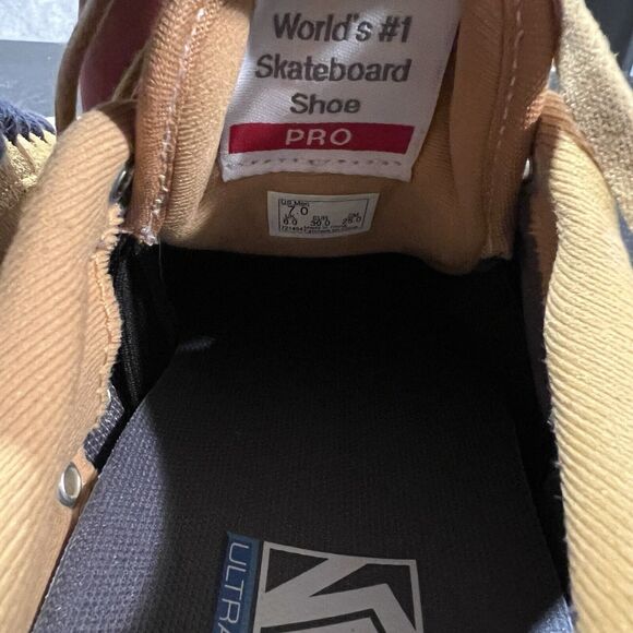 Vans Pro Trujillo Men's 7 Yellow Athletic Suede Skateboarding Old Skool Sneakers - Picture 10 of 10